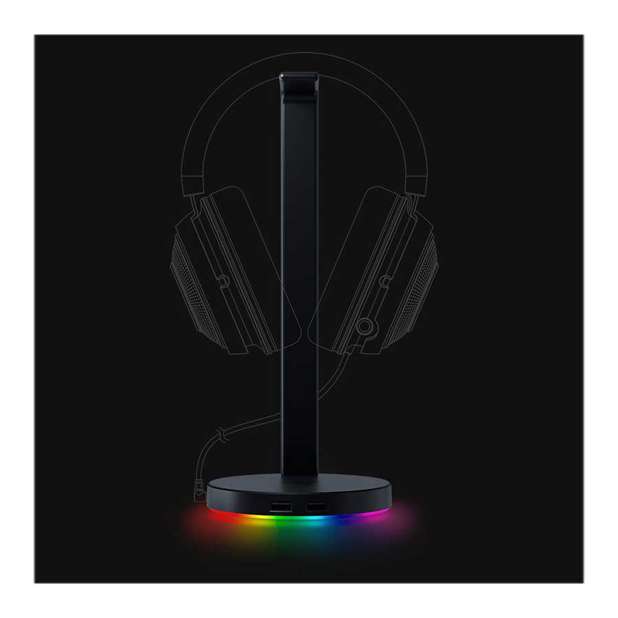 پایه هدست ریزر مدل Razer Base Station V2 Chroma