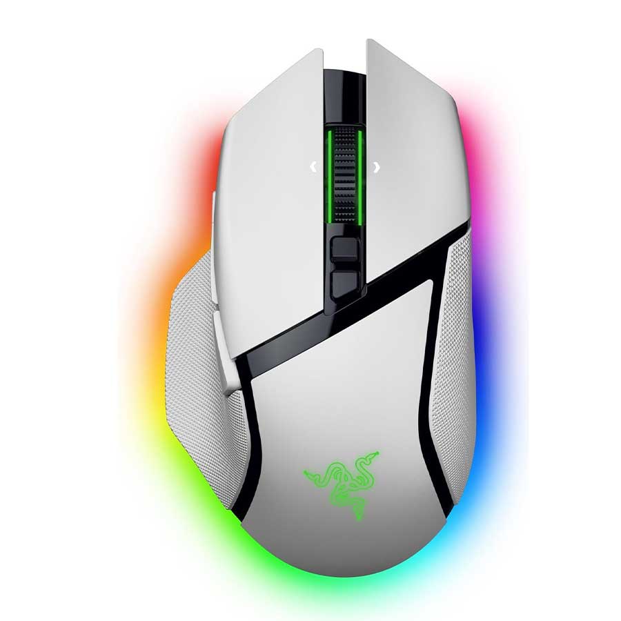 ماوس گیمینگ بی‌سیم ریزر مدل BASILISK V3 PRO 35K WHITE