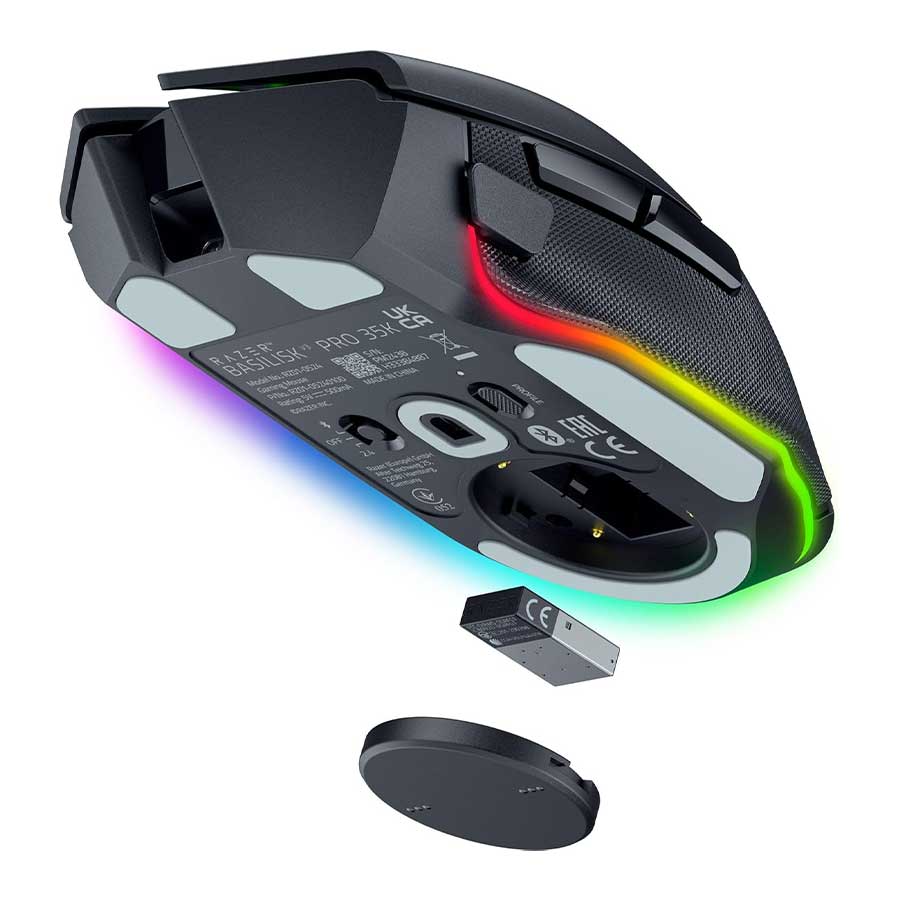 ماوس گیمینگ بی‌سیم ریزر مدل BASILISK V3 PRO 35K