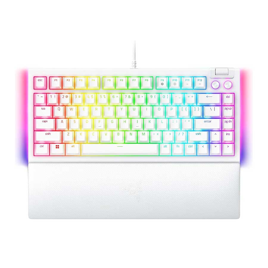 کیبورد گیمینگ باسیم ریزر BlackWidow V4 75-Percentage Orange Switch