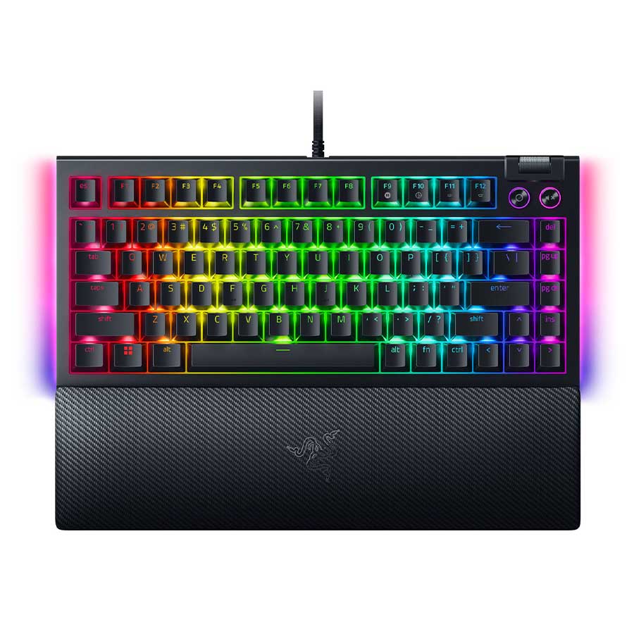 کیبورد گیمینگ باسیم ریزر BlackWidow V4 75% Orange Switch