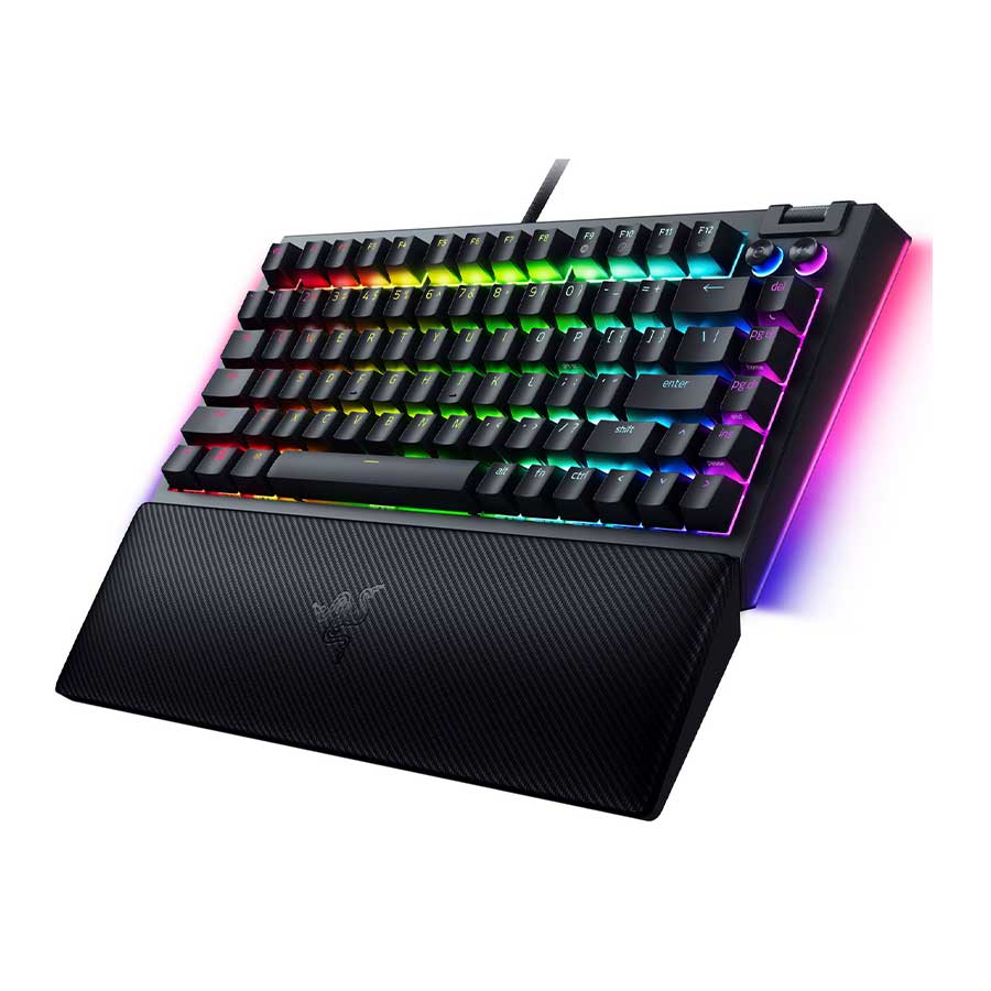 کیبورد گیمینگ باسیم ریزر BlackWidow V4 75% Orange Switch