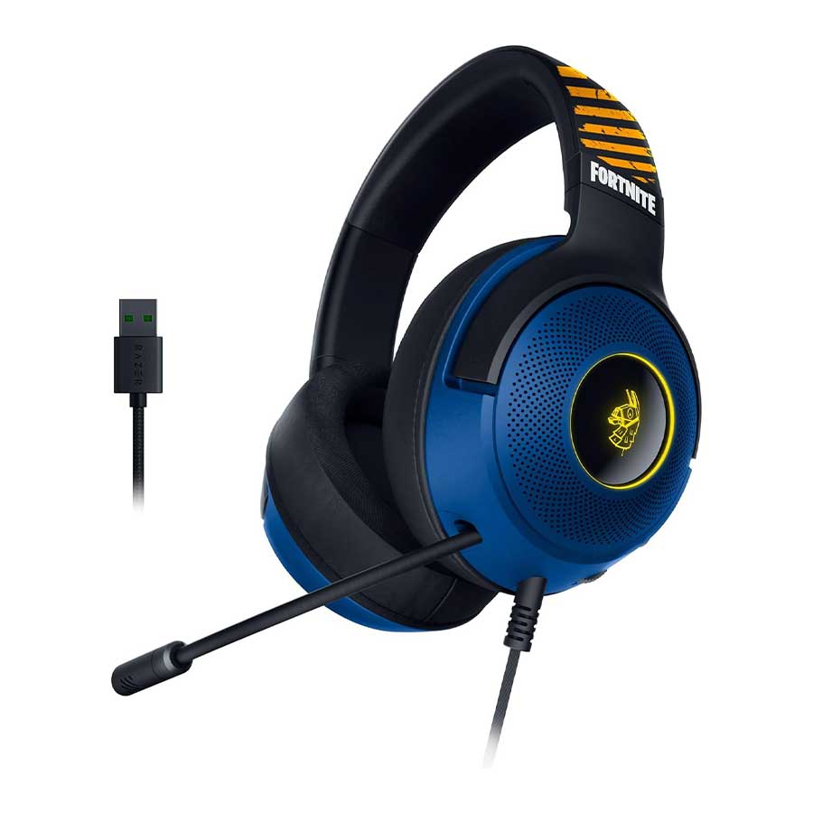 هدست گیمینگ باسیم ریزر مدل Kraken V3 X Fortnite Edition