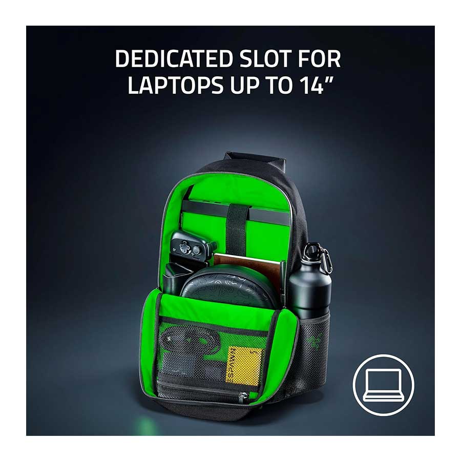 کوله پشتی لپ تاپ ریزر مدل Rogue 14 Backpack V3 Chromatic Edition