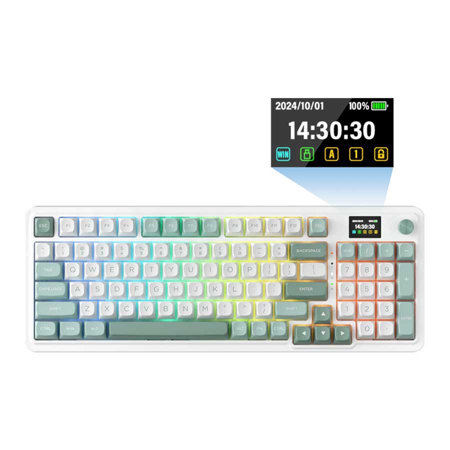 کیبورد گیمینگ بی‌سیم ردراگون مدل GALATIN PRO 719 RGB