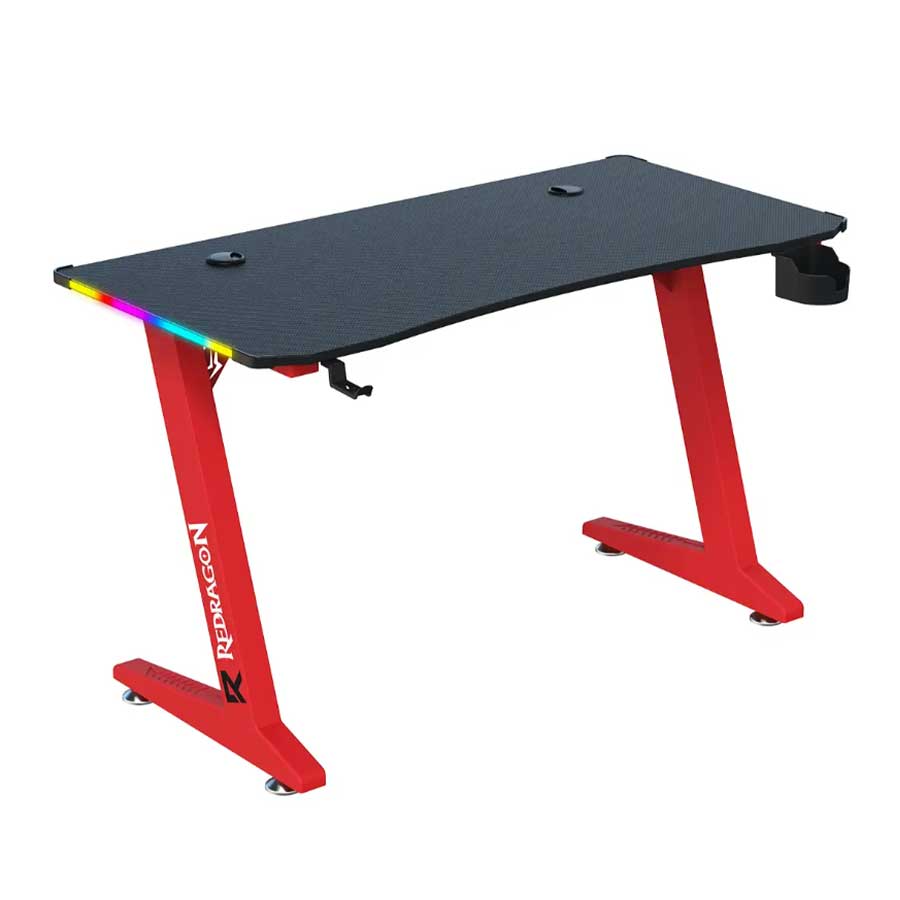 میز کامپیوتر گیمینگ موتور دار ردراگون مدل GD-3111R 140cm RGB