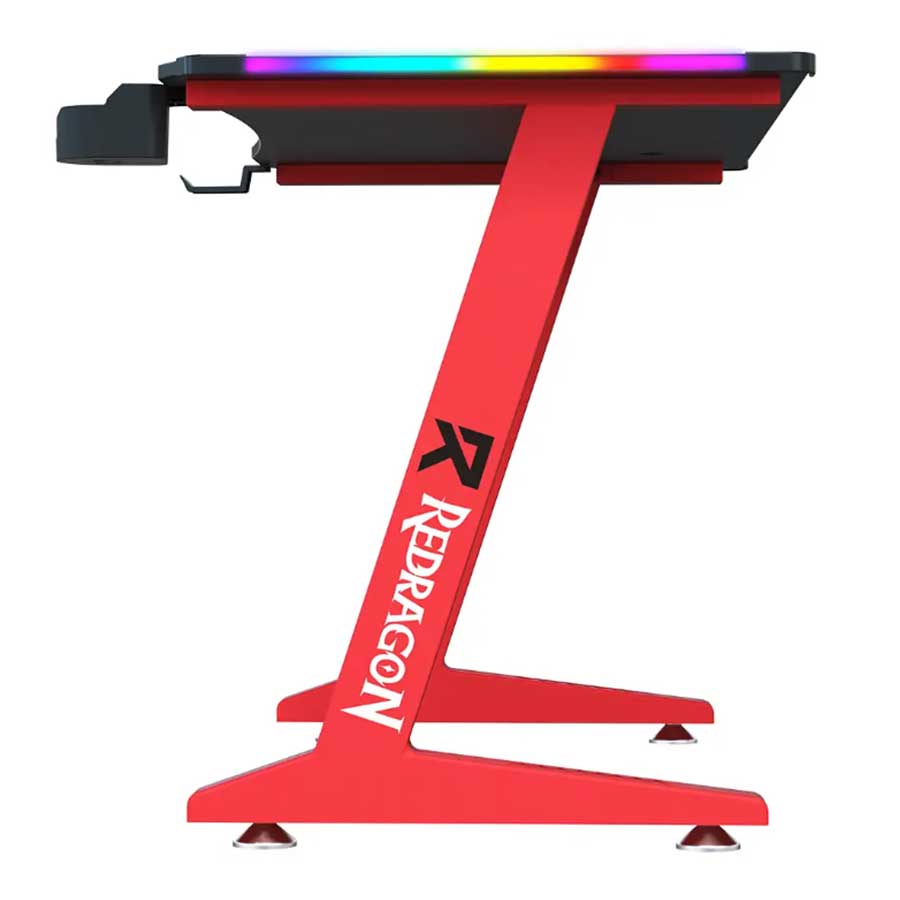 میز کامپیوتر گیمینگ موتور دار ردراگون مدل GD-3111R 140cm RGB