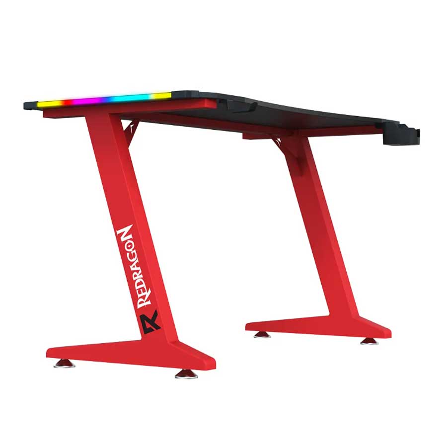 میز کامپیوتر گیمینگ موتور دار ردراگون مدل GD-3111R 140cm RGB