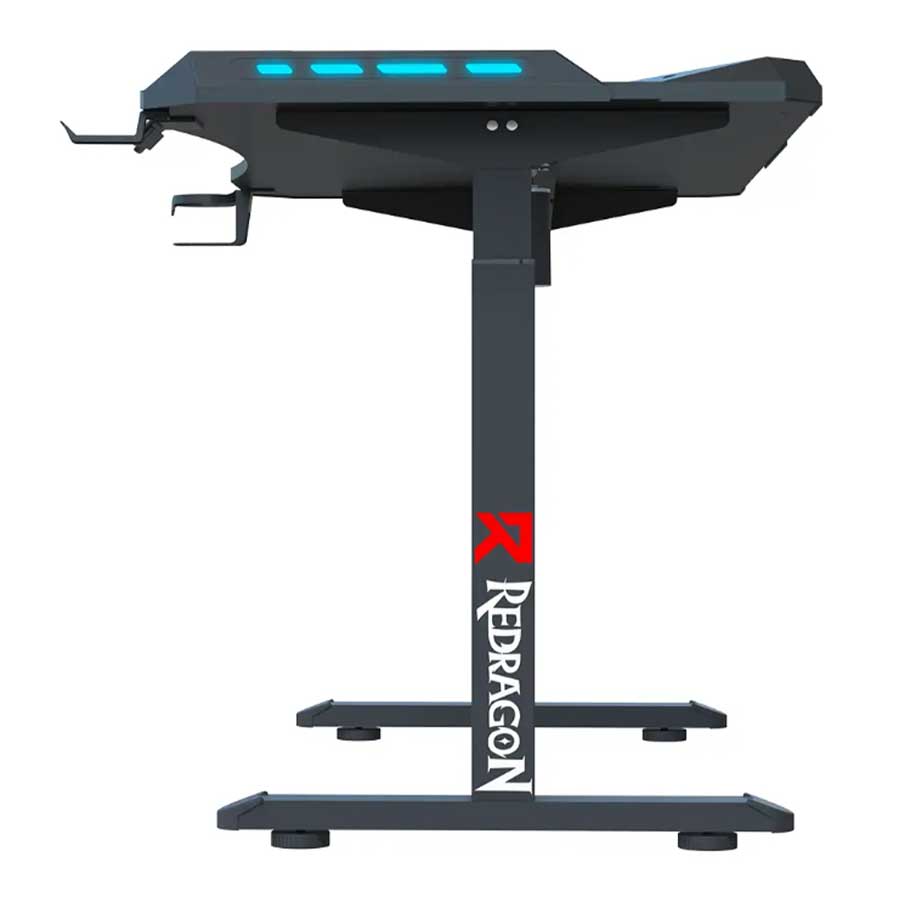 میز کامپیوتر گیمینگ موتور دار ردراگون مدل GD-3300-L 160cm LED