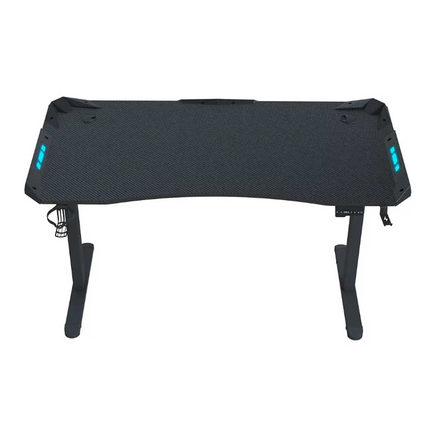 میز کامپیوتر گیمینگ موتور دار ردراگون مدل GD-3300-L 160cm LED