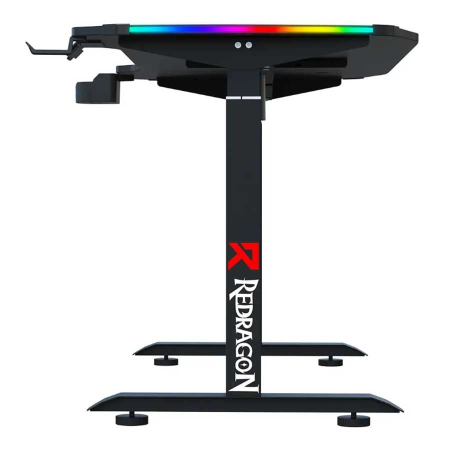 میز کامپیوتر گیمینگ موتور دار ردراگون مدل GD-3320-L 160cm RGB