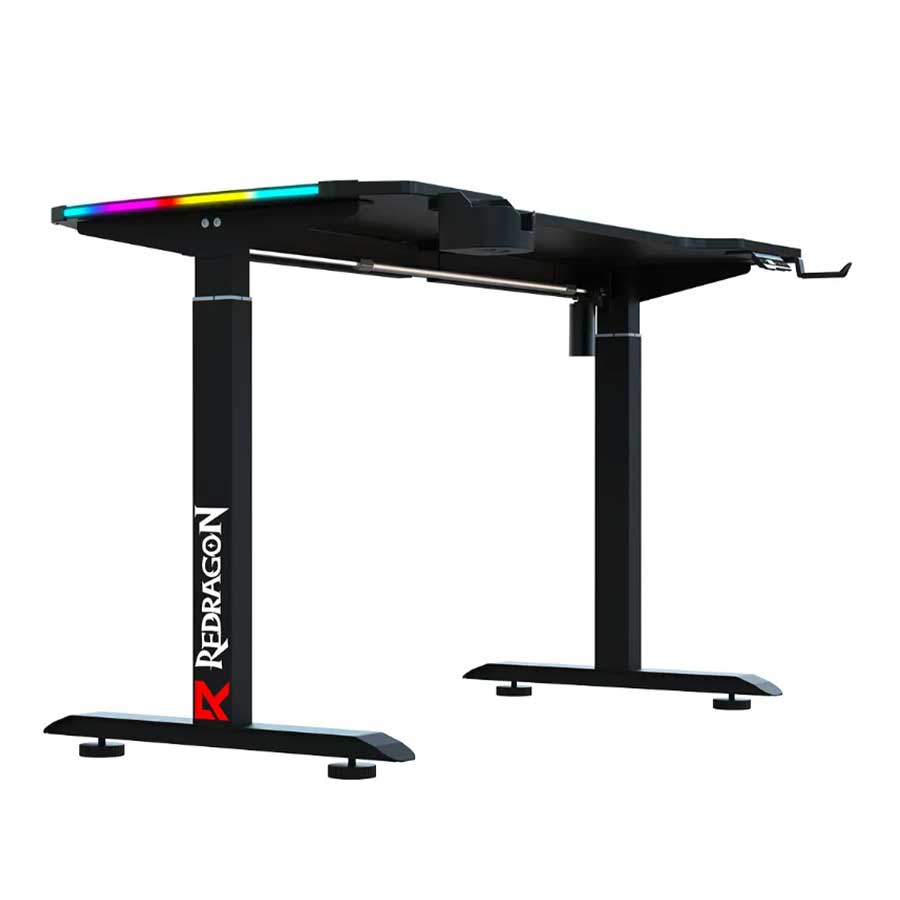 میز کامپیوتر گیمینگ موتور دار ردراگون مدل GD-3320-L 160cm RGB