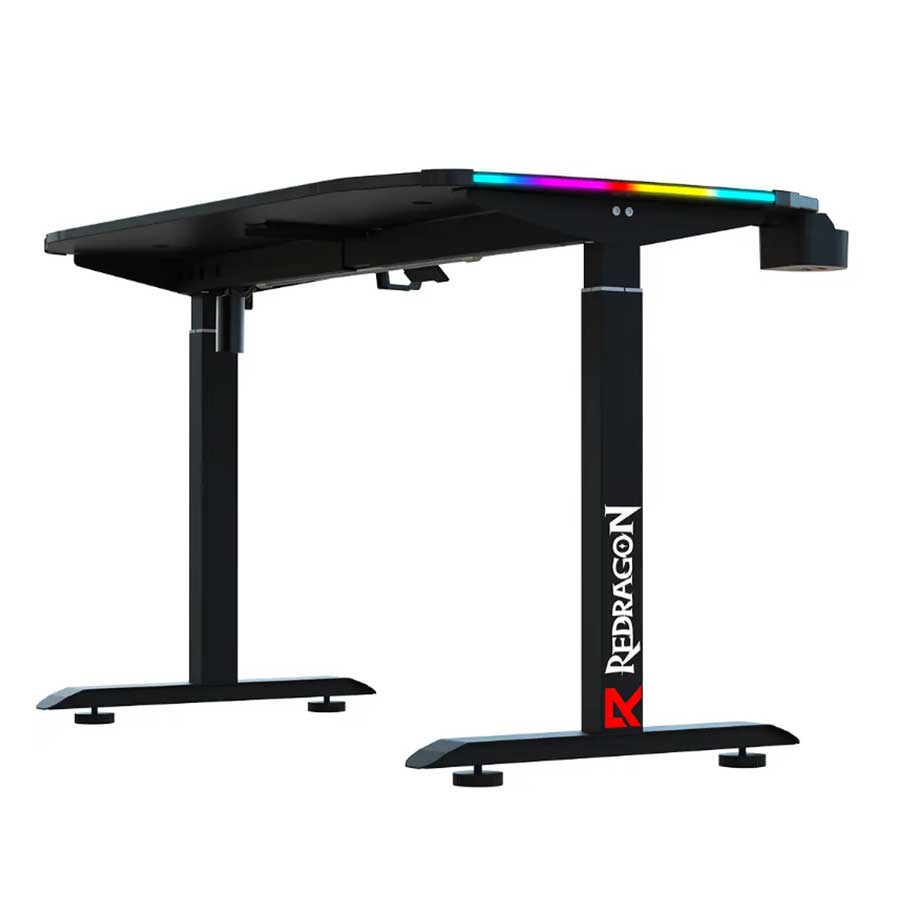 میز کامپیوتر گیمینگ موتور دار ردراگون مدل GD-3320-L 160cm RGB