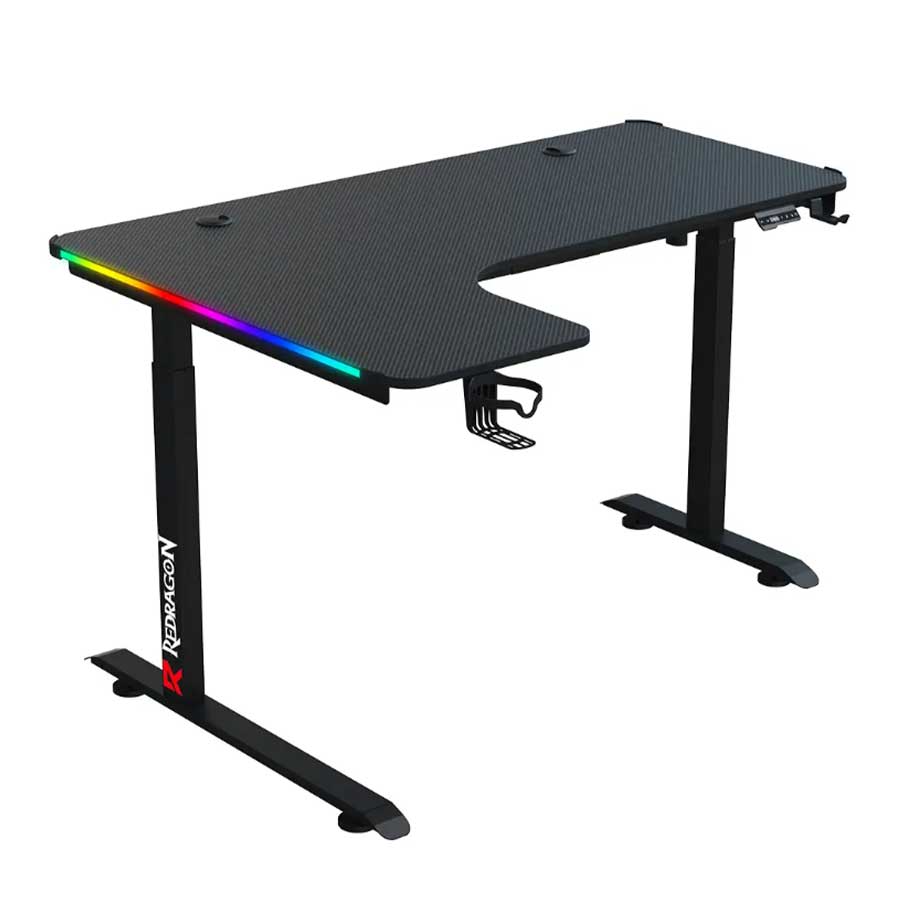 میز کامپیوتر گیمینگ موتور دار ردراگون مدل GD-3400-M 140cm RGB