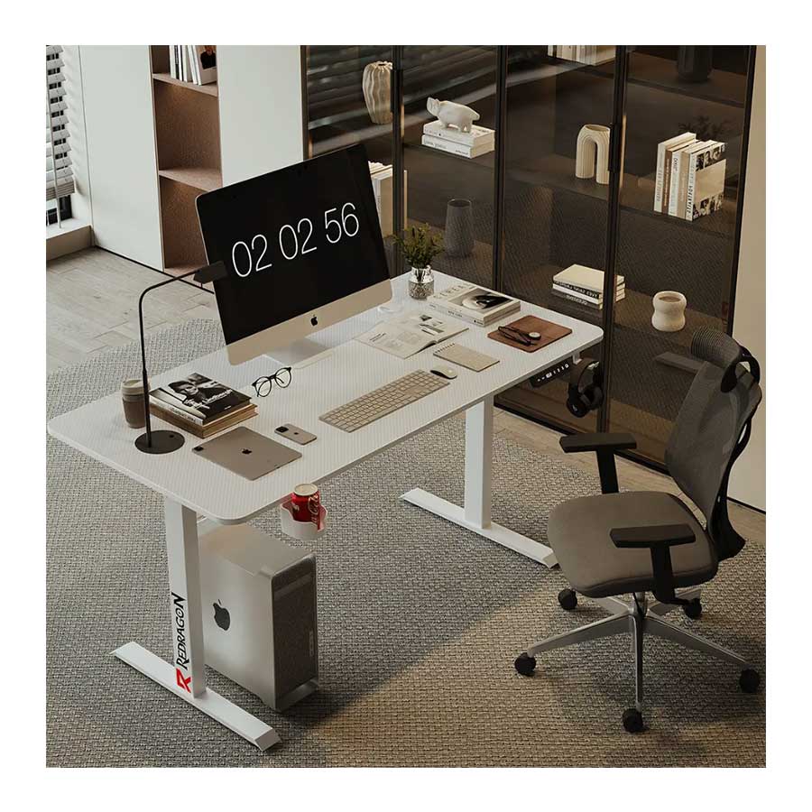 میز کامپیوتر گیمینگ موتور دار ردراگون مدل GD-3600W-M 140cm