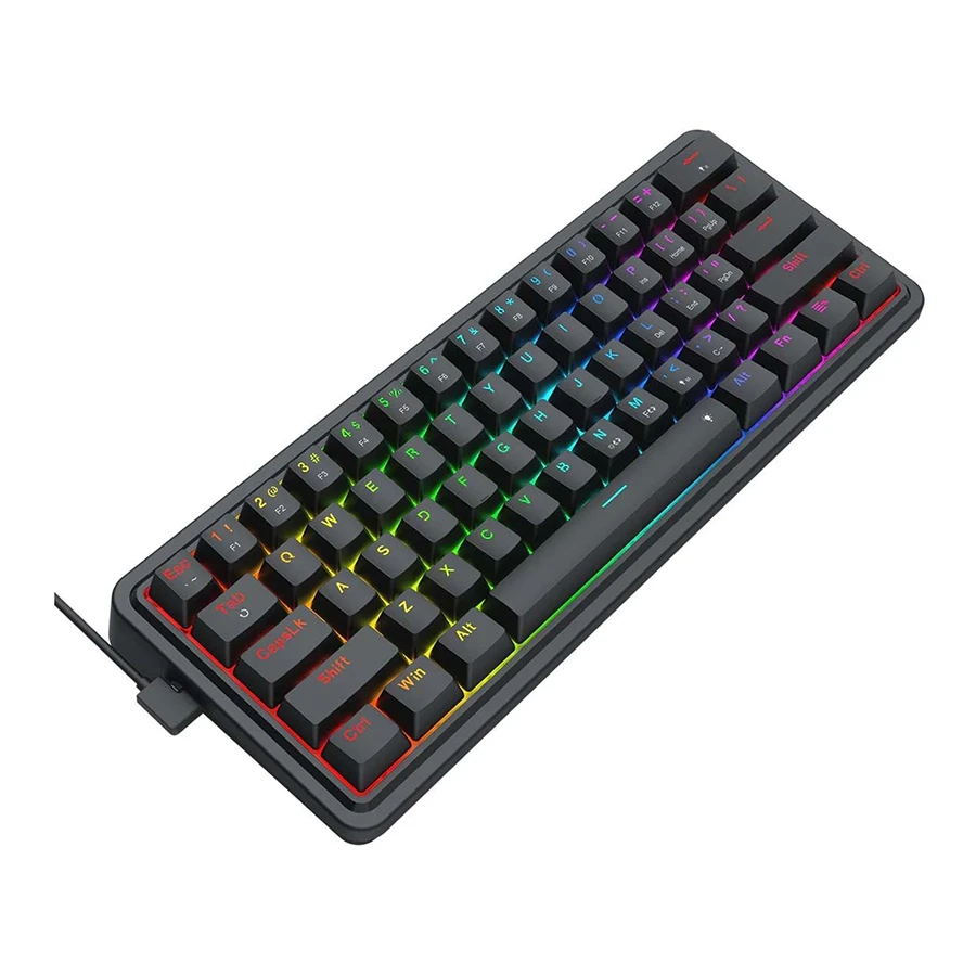 کیبورد گیمینگ مکانیکال باسیم ردراگون