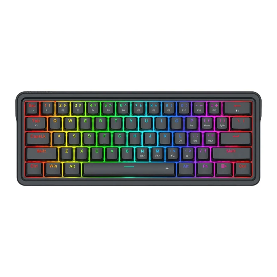 IRONGUARD K722 RGB کیبورد گیمینگ مکانیکال باسیم ردراگون