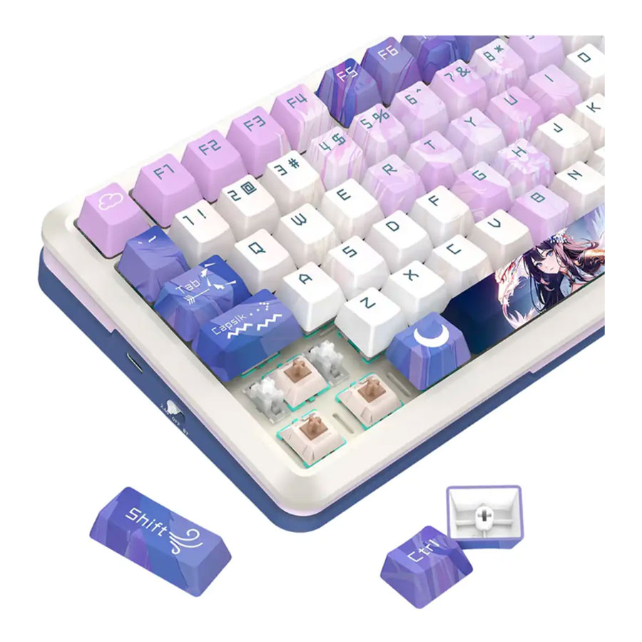 کیبورد گیمینگ بی‌سیم ردراگون مدل K708 PRO RGB