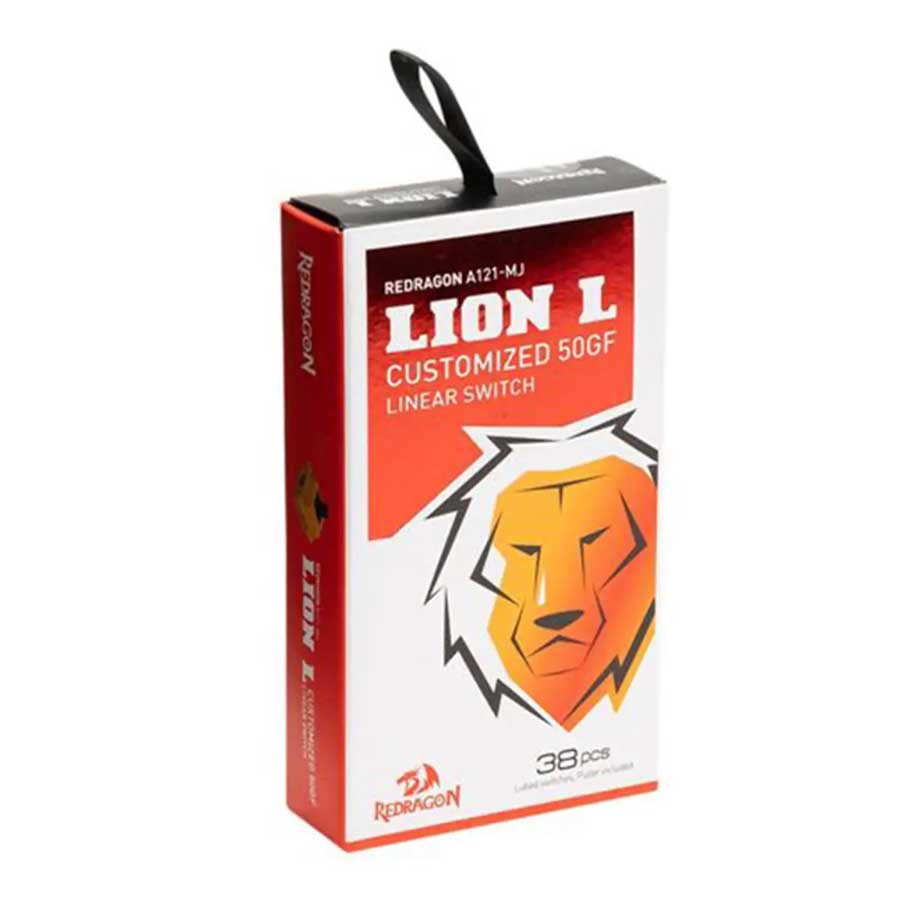 سوئیچ مکانیکال کیبورد ردراگون مدل Lion L A121 MJ بسته 38 عددی