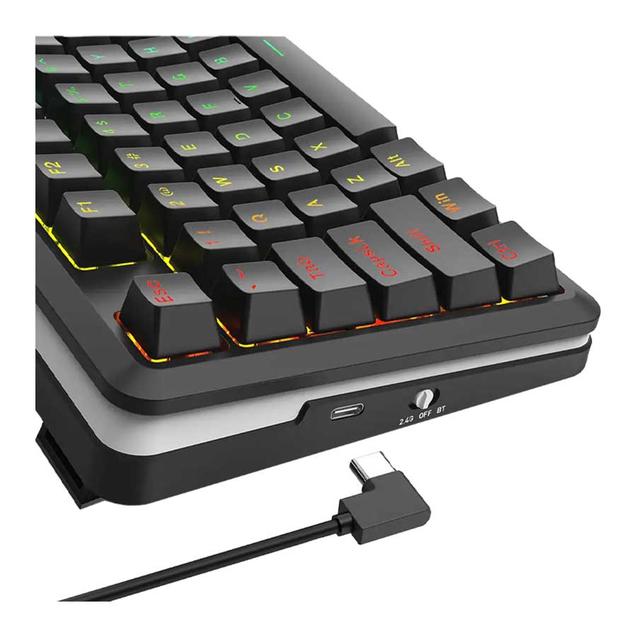 کیبورد گیمینگ بی‌سیم ردراگون مدل STORMRAZOR K713 PRO RGB