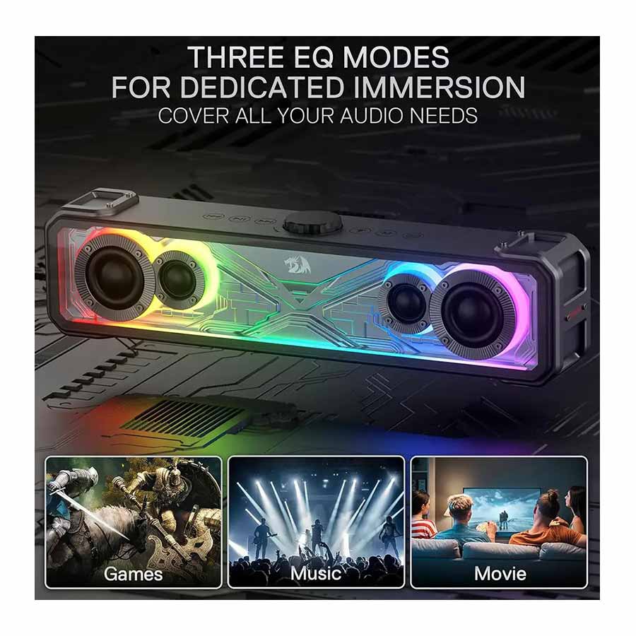 اسپیکر بی‌سیم و بلوتوث ردراگون مدل SURGE GS817 RGB