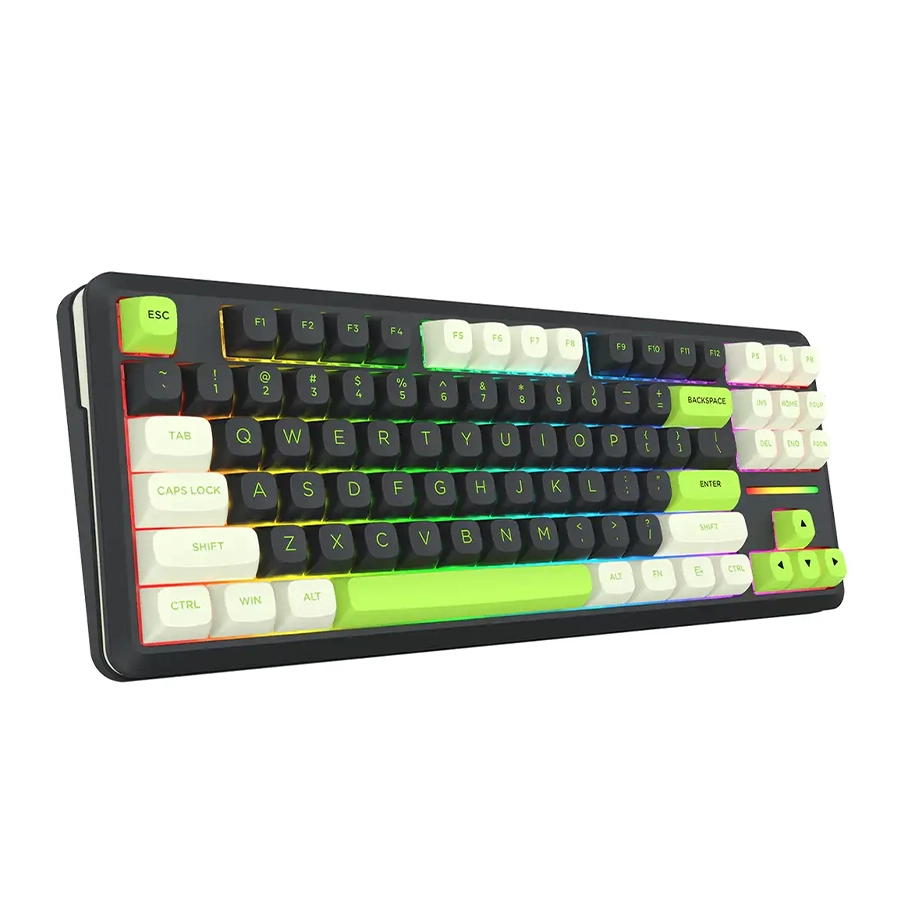کیبورد گیمینگ بی‌سیم ردراگون مدل WILDSLASH K734 BWG PRO RGB