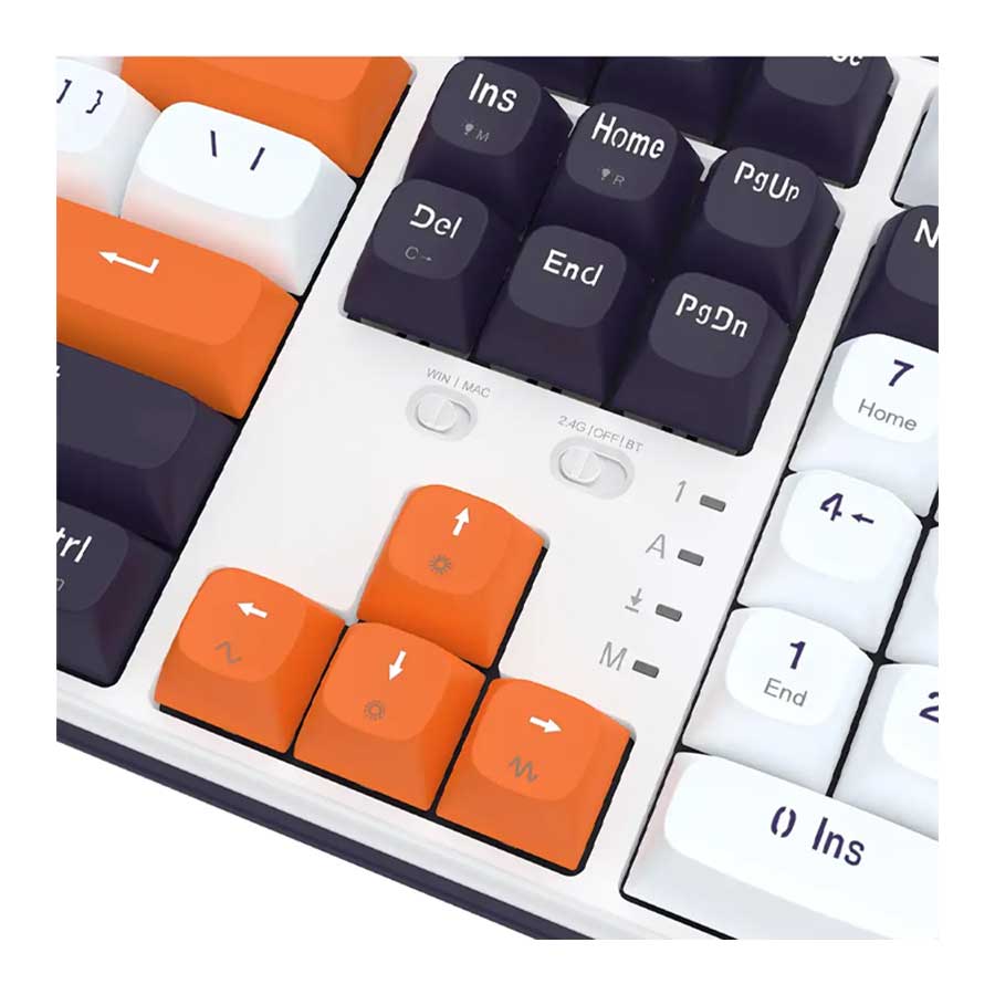 کیبورد گیمینگ بی‌سیم ردراگون مدل WYVERN K689 PRO RGB