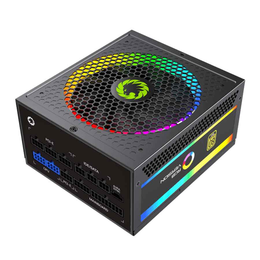 پاور کامپیوتر 1050 وات تمام ماژولار گیم مکس مدل RGB1050 PRO