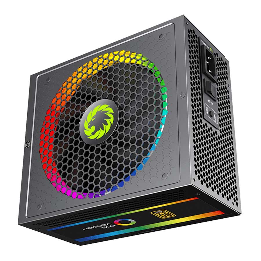 پاور کامپیوتر 850 وات تمام ماژولار گیم مکس مدل RGB850 Gold