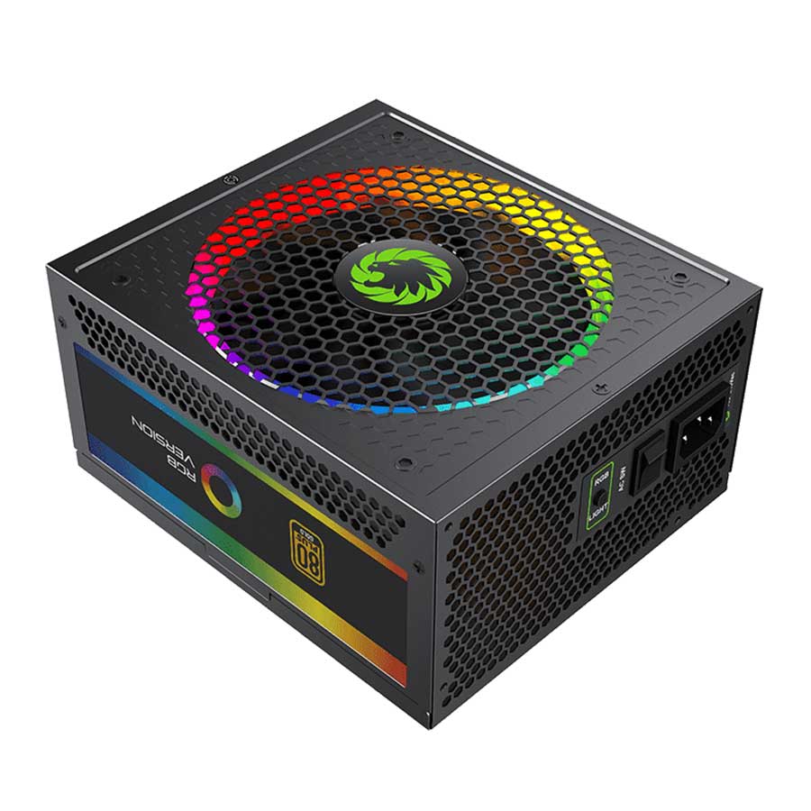 پاور کامپیوتر 850 وات تمام ماژولار گیم مکس مدل RGB850 Gold