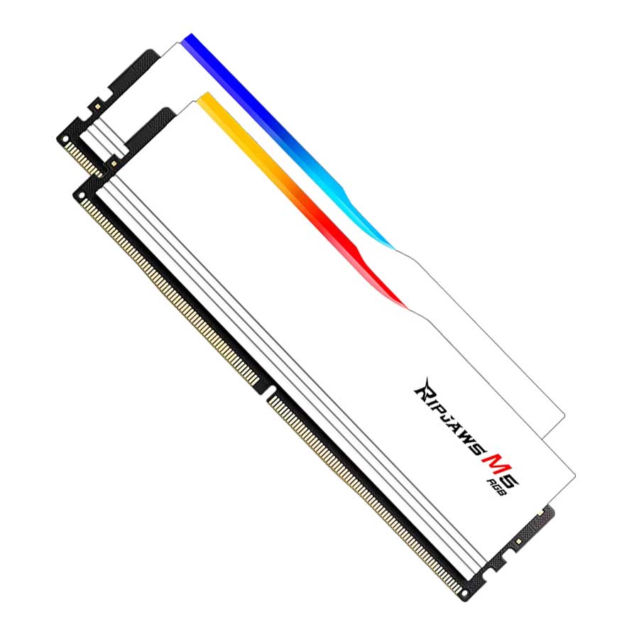 رم جی اسکیل مدل Ripjaws M5 RGB White Dual DDR5