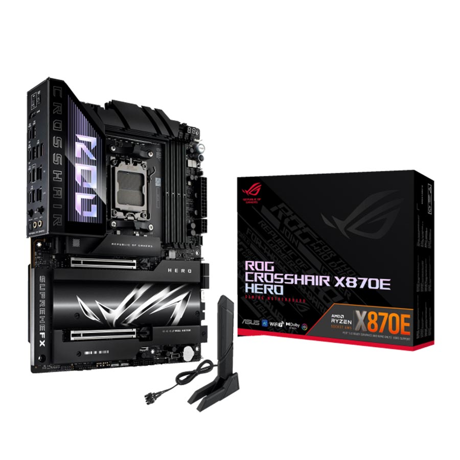 مادربرد ایسوس مدل ROG CROSSHAIR X870E HERO WiFi DDR5