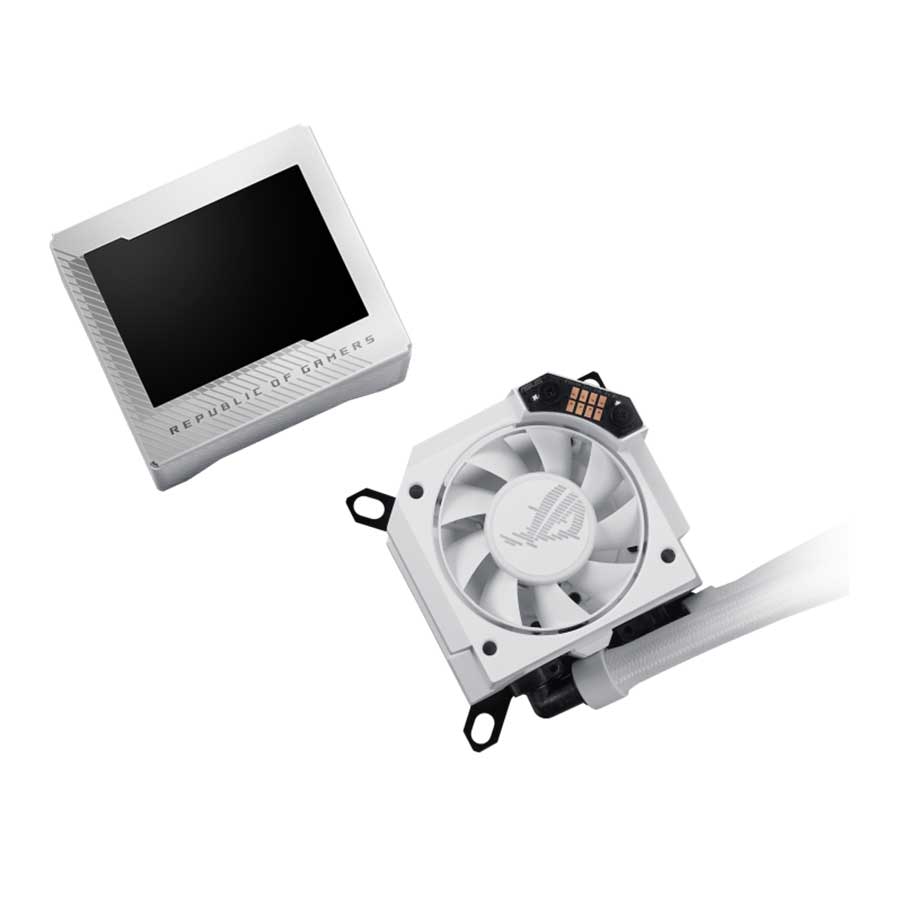 خنک کننده مایع پردازنده ایسوس مدل ROG RYUJIN III 360 ARGB White Edition