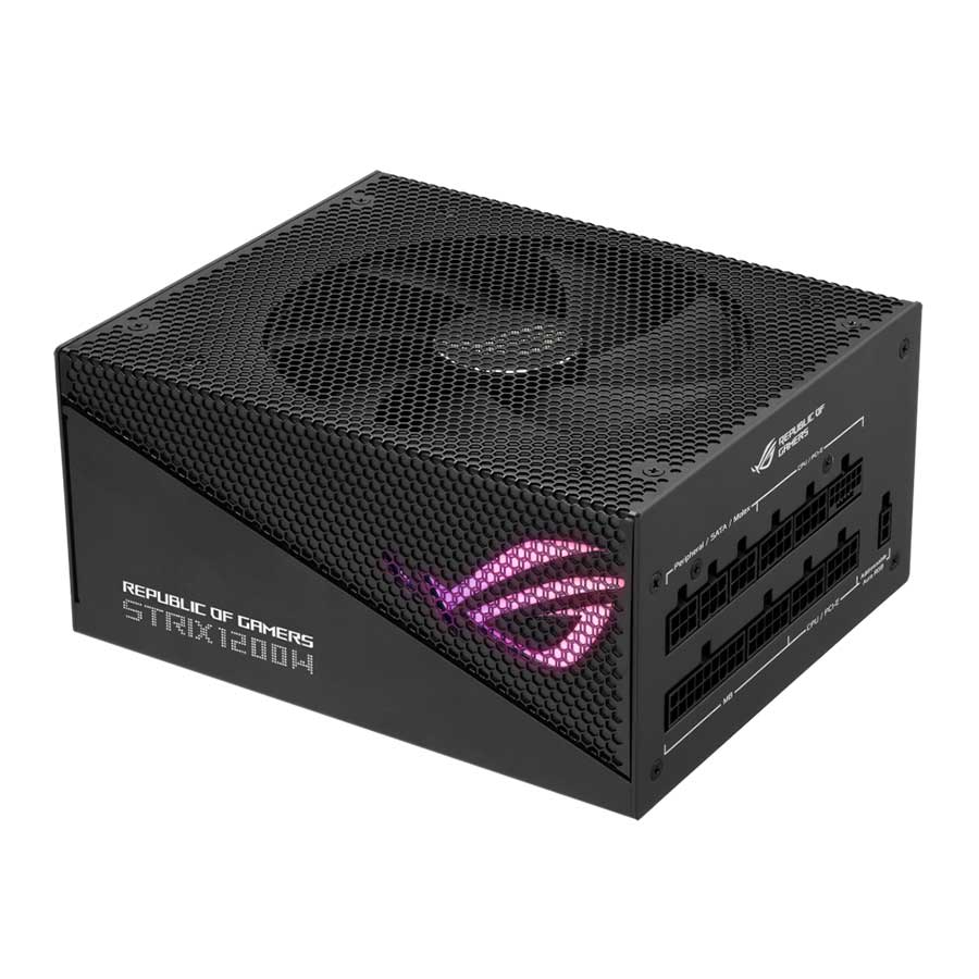 پاور کامپیوتر 1200 وات تمام ماژولار ایسوس مدل ROG-STRIX-1200G-AURA-GAMING