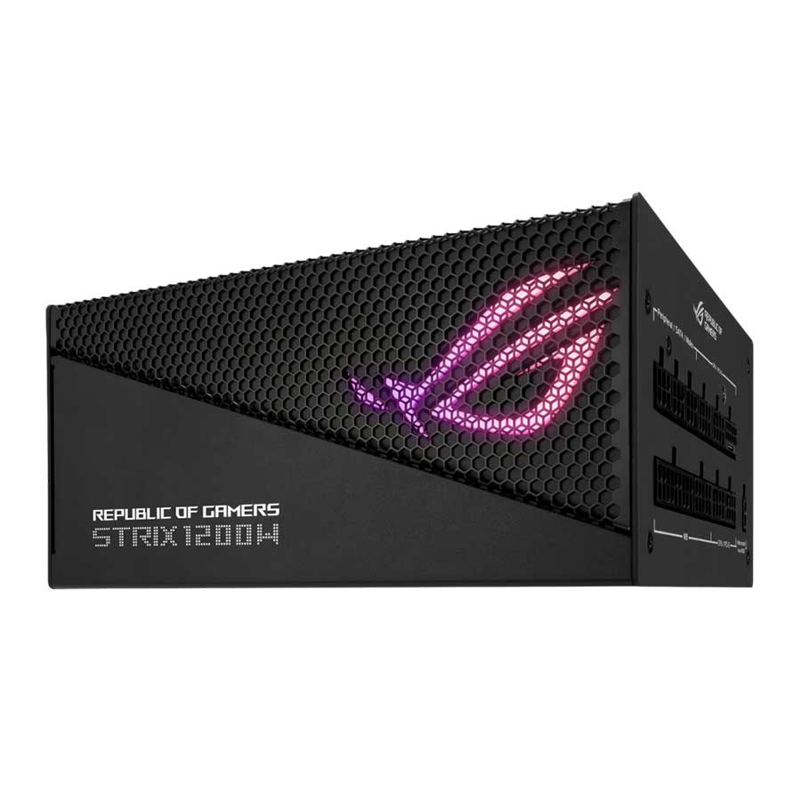 پاور کامپیوتر 1200 وات تمام ماژولار ایسوس مدل ROG-STRIX-1200G-AURA-GAMING