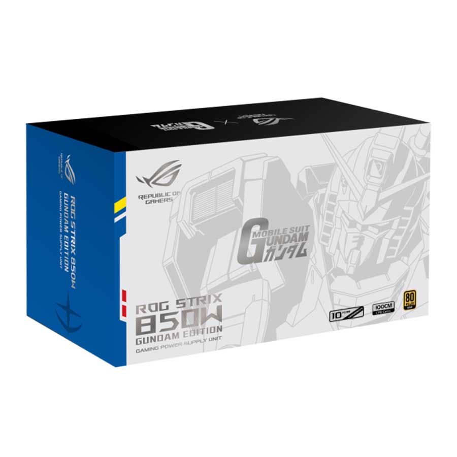 پاور کامپیوتر 850 وات تمام ماژولار ایسوس مدل ROG-STRIX-850G-GUNDAM-EDITION