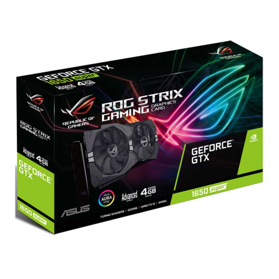 کارت گرافیک ایسوس ROG Strix GeForce GTX1650 SUPER Advanced 4GB GDDR6