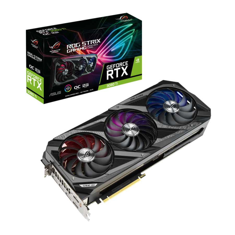 کارت گرافیک ایسوس ROG Strix GeForce RTX3080 Ti OC Edition 12GB GDDR6X