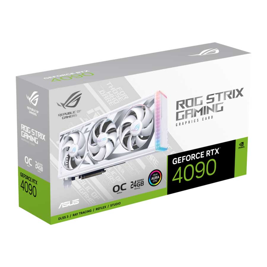 کارت گرافیک ایسوس ROG Strix GeForce RTX4090 24GB GDDR6X White OC Edition