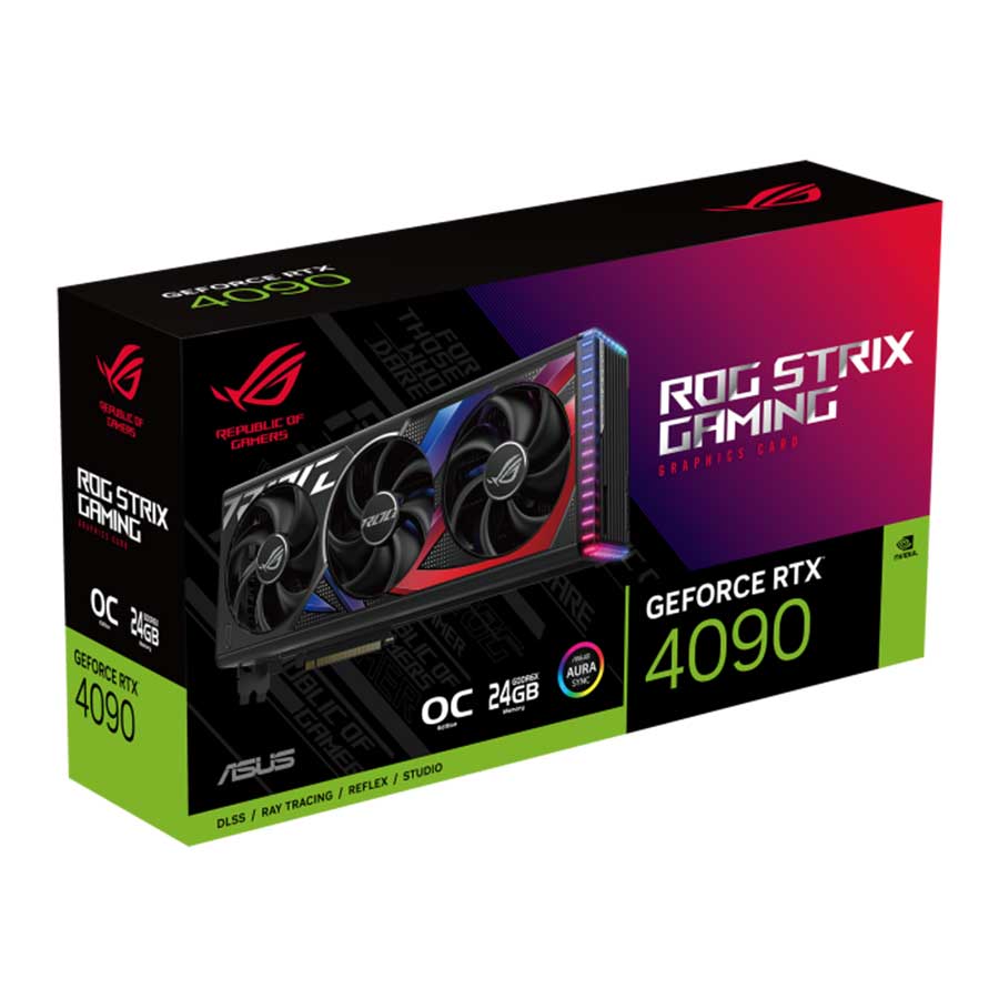 کارت گرافیک ایسوس ROG Strix GeForce RTX4090 OC Edition 24GB GDDR6X