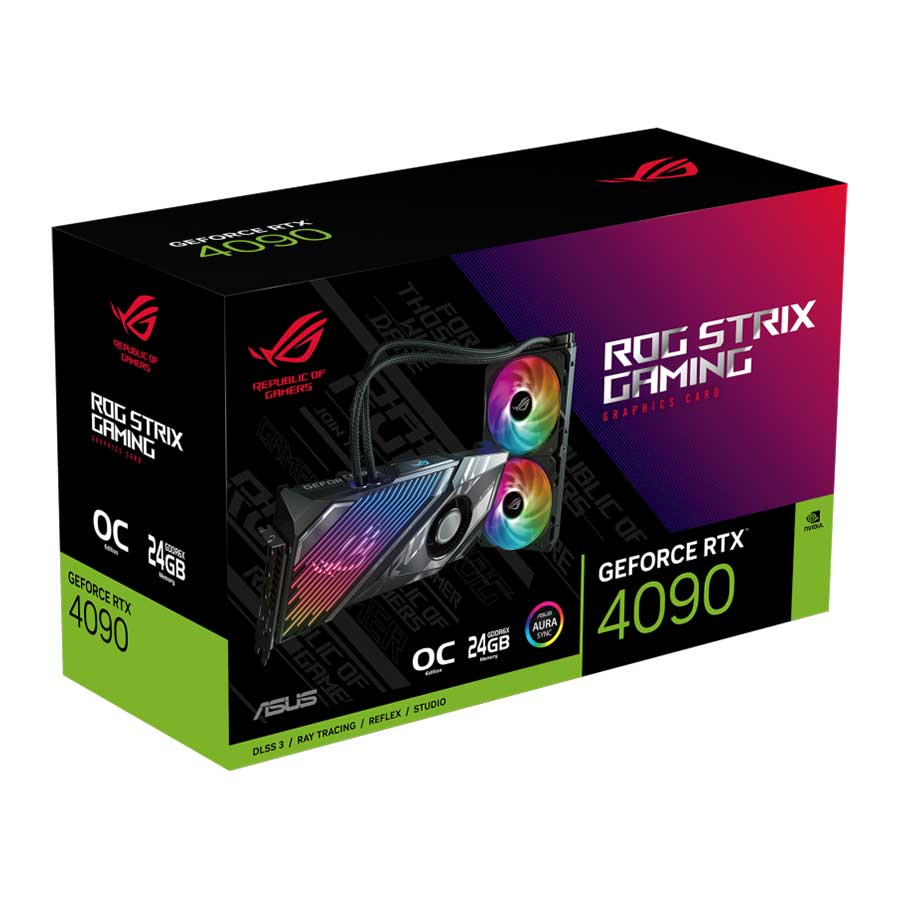 کارت گرافیک ایسوس مدل ROG-STRIX-LC-RTX4090-O24G-GAMING