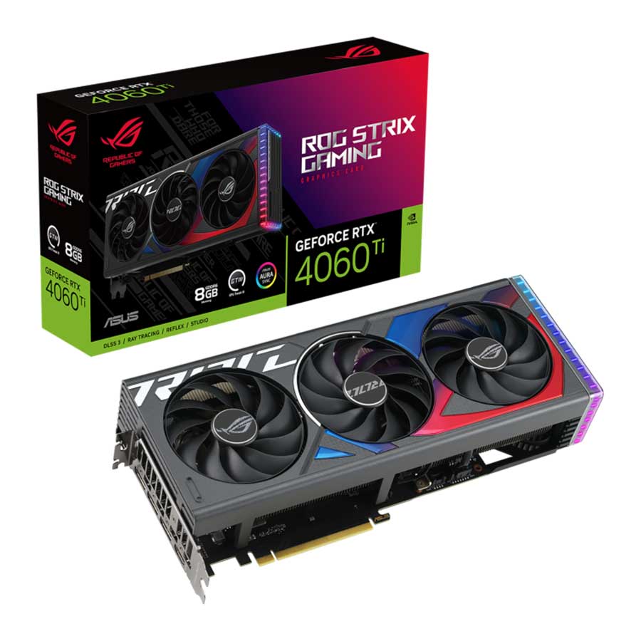 کارت گرافیک ایسوس مدل ROG-STRIX-RTX4060TI-8G-GAMING