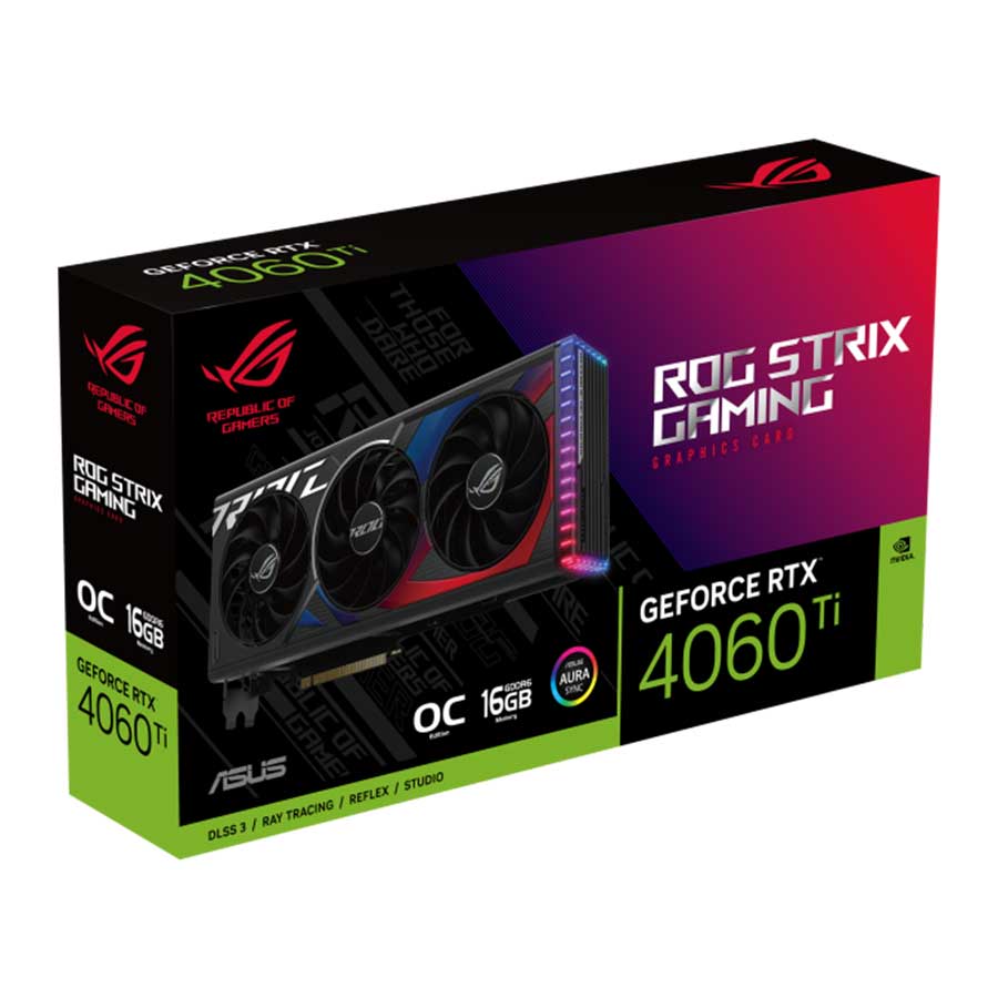 کارت گرافیک ایسوس مدل ROG-STRIX-RTX4060TI-O16G-GAMING