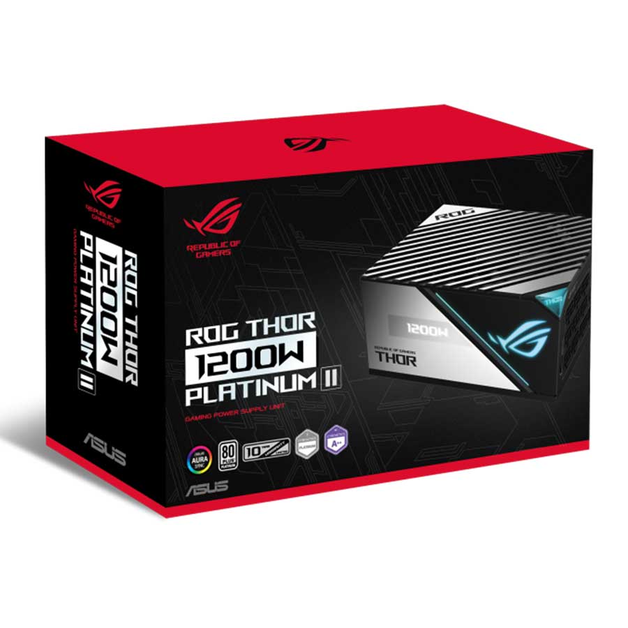 پاور کامپیوتر 1200 وات تمام ماژولار ایسوس مدل ROG-THOR-1200P2-GAMING