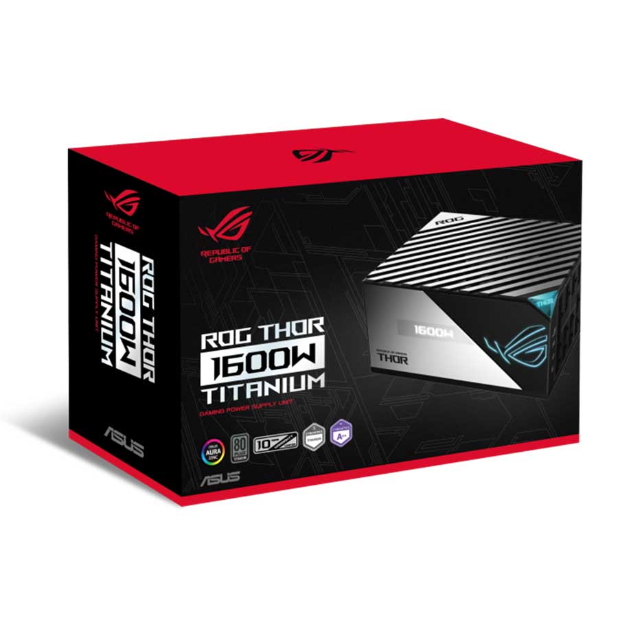 پاور کامپیوتر 1600 وات تمام ماژولار ایسوس مدل ROG-THOR-1600T-GAMING