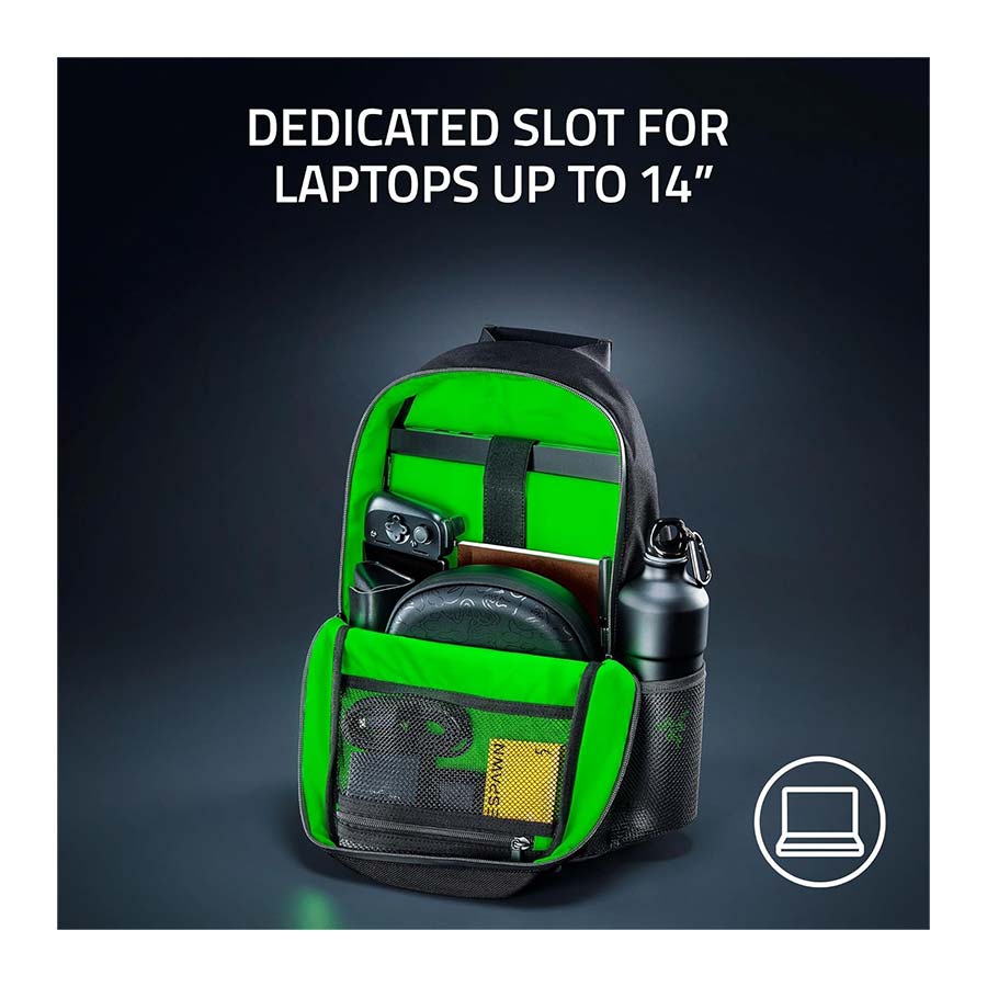 کوله پشتی لپ تاپ ریزر مدل Rogue 14 Backpack V3 Black