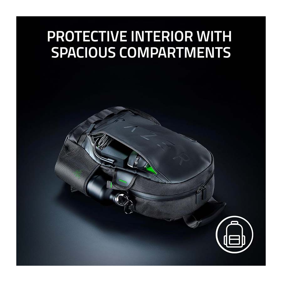 کوله پشتی لپ تاپ ریزر مدل Rogue 14 Backpack V3 Black