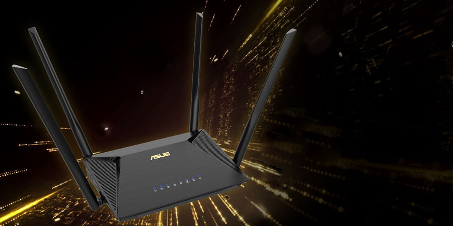 روتر بی‌سیم و دو باند وای فای 6 ایسوس مدل RT-AX53U