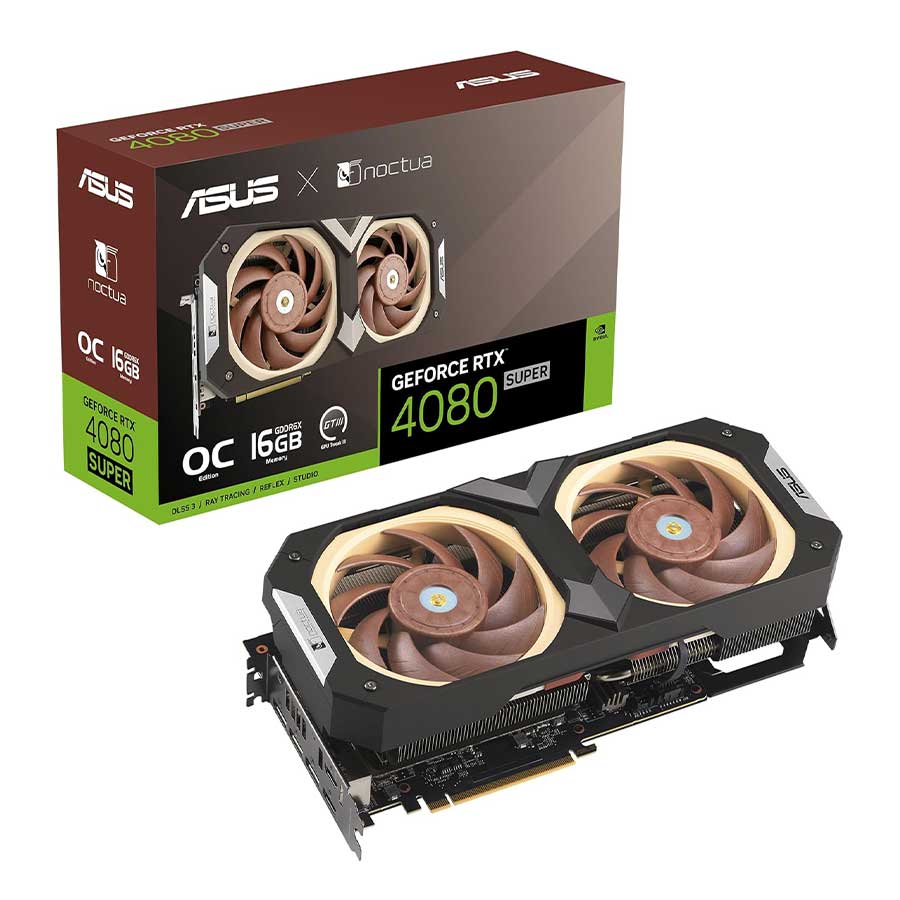 کارت گرافیک ایسوس مدل RTX4080S-O16G-NOCTUA