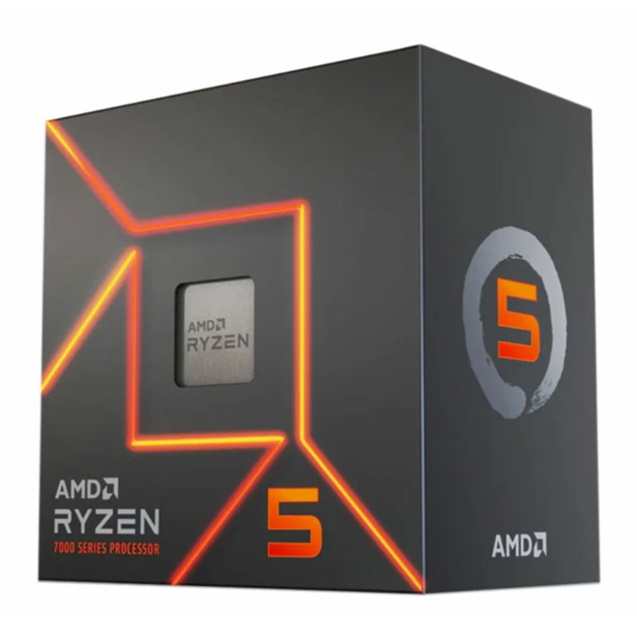 سی پی یو باکس ای ام دی مدل Ryzen 5 7600